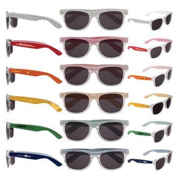 100 Custom Color Arm Sunglasses - UV Protection & Shatter ...