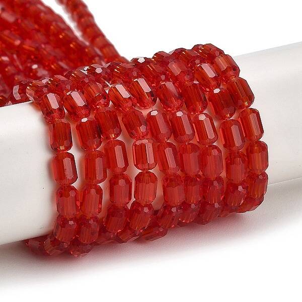 Transparent Glass Beads Strands