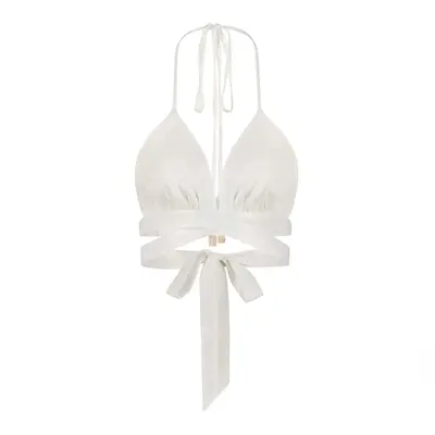 Satin Bra Top | Size: M | Color: White