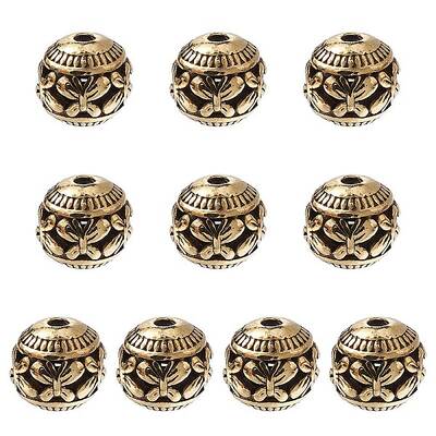 Tibetan Style Hollow Alloy Beads