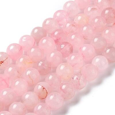 Natural Rose Quartz Dyed Beads Strands