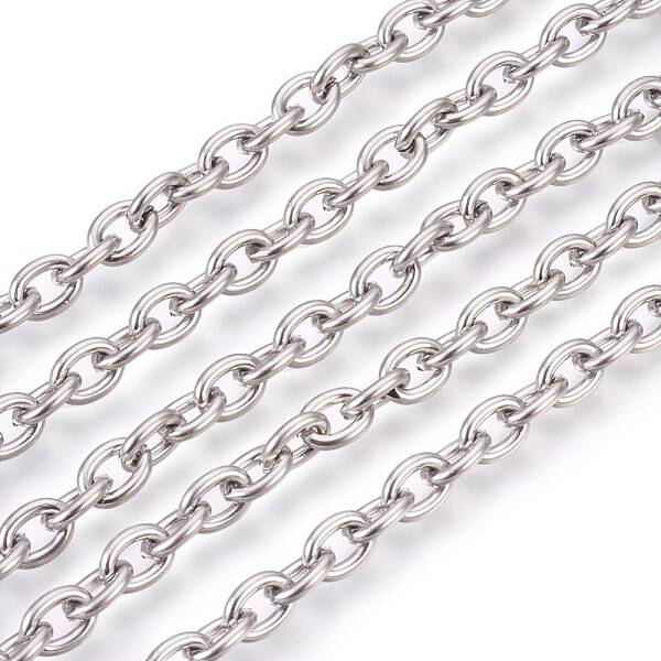 Tarnish Resistant 304 Stainless Steel Cable Chains