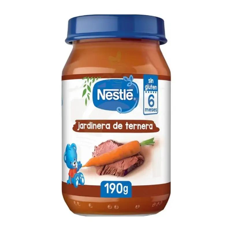 Nestlé Can of Gluten Free Jardinière Beef for 6 Months 190g