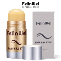 FelinWel Hair Wax Stick, Edge Control Styling Wax for Fly Away & Edge Frizz Hair, No Residue & Long Lasting