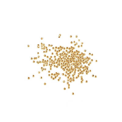 Brass Round Spacer Beads
