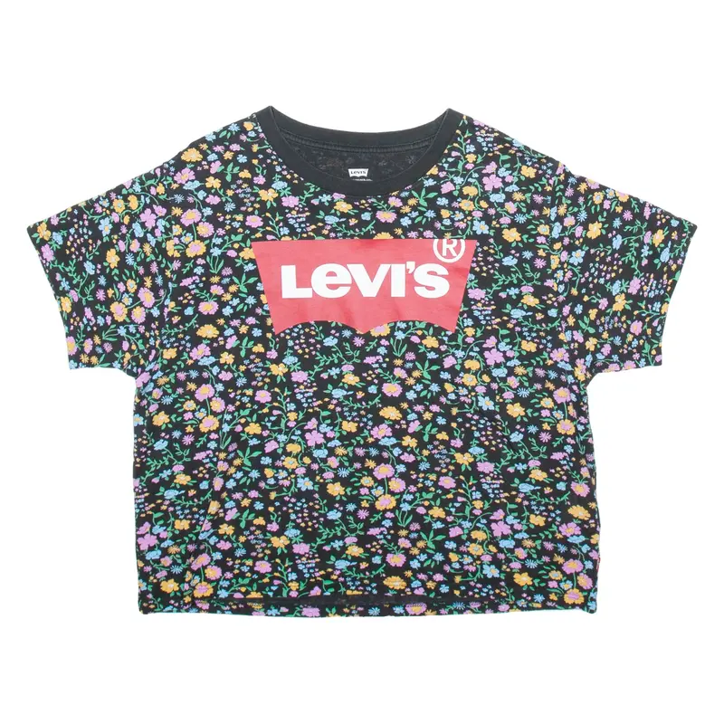 LEVI'S Womens T-Shirt Black S