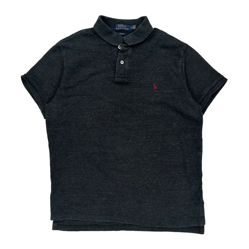 Polo By Ralph Lauren Polo Shirt - Large Grey Cotton