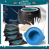 V2 - Lifestance Waxing Kit- Wax Warmer for Hair Removal Kit- Wax Starter Kit with 19 Items Hard Wax Kit for Full Body Legs Fa...