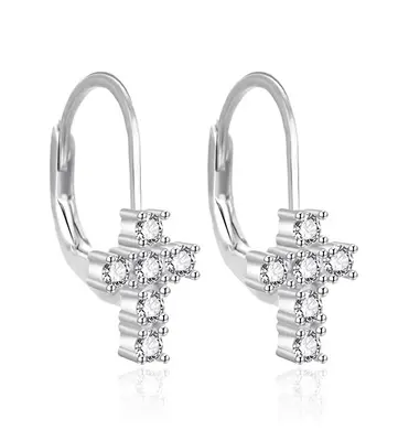 Agato AGT-E110LW Silver Drop Earrings