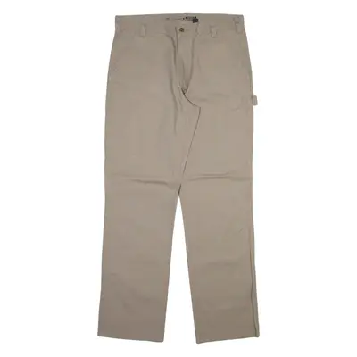 CARHARTT Carpenter Workwear Mens Trousers Grey Relaxed Straight W36 L34