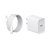 JOZASHON [MFi Certified] 20W Type C Fast Charger Block with 6FT USB C to Lightning Cable Compatible for iPhone 14/13/12/11 Pr...