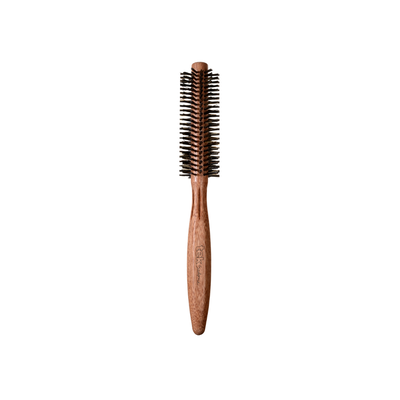 Tek - Round Brush in Mahogany Wood with Reinforced Boar Hair Bristles - 35mm