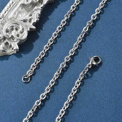 Tarnish Resistant 304 Stainless Steel Cable Chains for Necklace Making