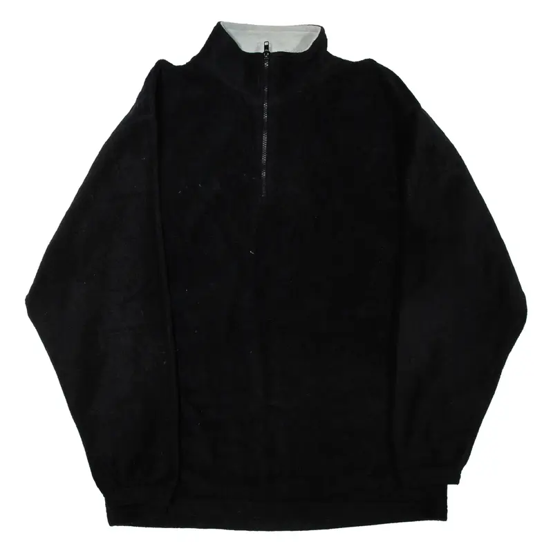 LEE Sport Mens Fleece Black 1/4 Zip M