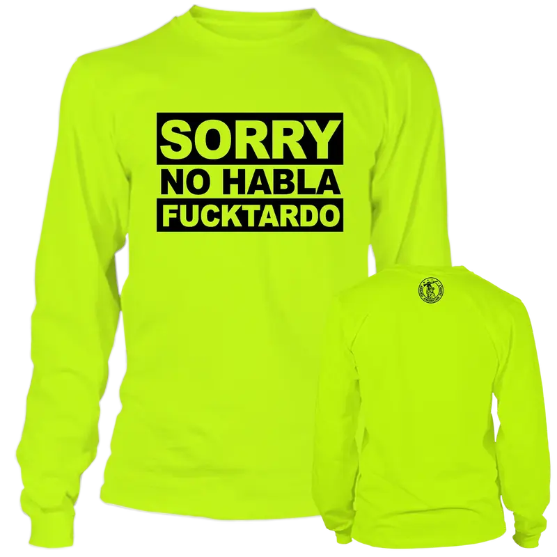 F*cktardo - Long Sleeve Hi-Vis T-Shirt