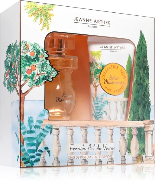 Jeanne Arthes Collection Azur Balcon Méditerranéen Gift Set For Women Eau De Parfum 100 Ml + Body Milk 150 Ml