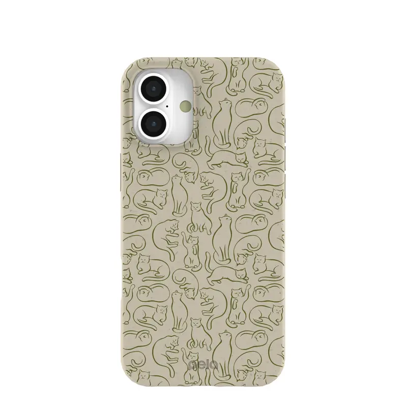London Fog Say Meow iPhone 16 Plus Case