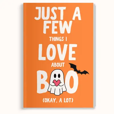Just A Few Things I Love About Boo – Boo Basket Stuffer Ideas, Fall & Halloween Gift Journal
