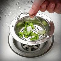 Stainless Steel Kitchen Sink Strainer, Handheld Kitchen Sink Drain Basket, Sink Strainer Basket for Washing Vegetables and Fr...