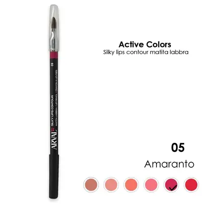 ARVAL Silky Lips Contour No. 05 - Amaranth Lip Pencil - Wood