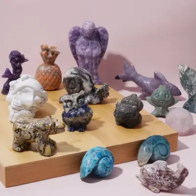 Crystal Surprise Lucky Scoop – Mystery Crystal Scoop with Healing Stones, Rare Crystals Surprise, Perfect for Gifts & Colle...