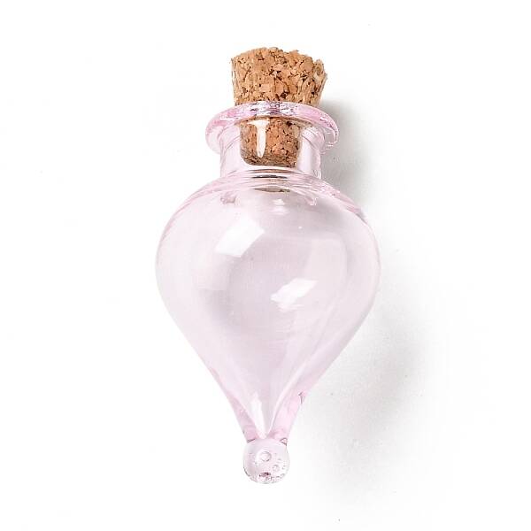 Teardrop Glass Cork Bottles Ornament