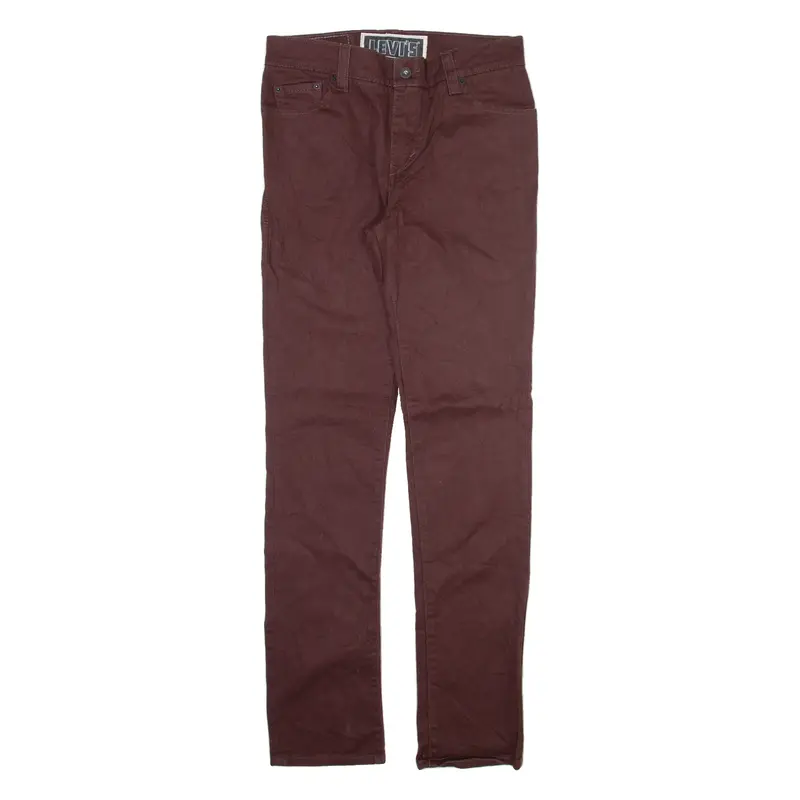 LEVI'S 510 Jeans Mens Brown Slim Skinny W30 L31