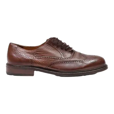 APOLLO Brogue Shoes Brown Leather Womens UK 8.5