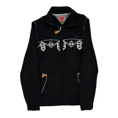 Tommy Hilfiger Zip Up - XL Black Wool Blend