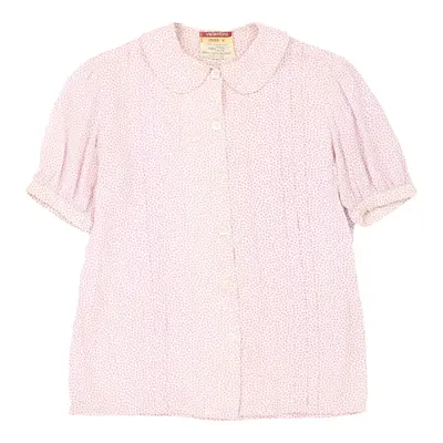 Valentino Collared Blouse - Medium Pink Silk
