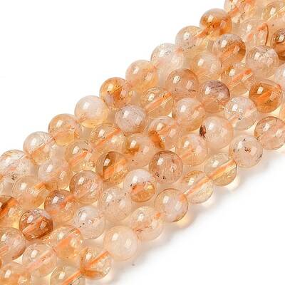 Natural Citrine Bead Strands