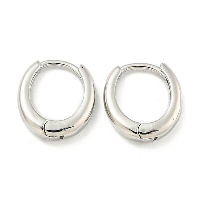 Rack Plating Brass Hoop Earrings
