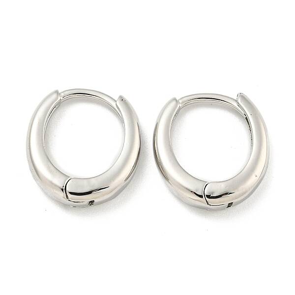 Rack Plating Brass Hoop Earrings