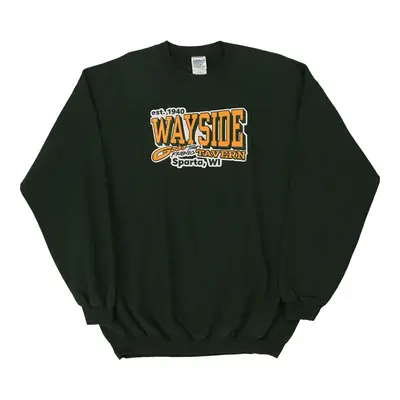 Sparta WI Gildan Sweatshirt - Large Green Cotton