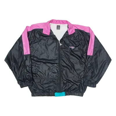 LE COQ SPORTIF Shell Jacket Black 90s Womens L