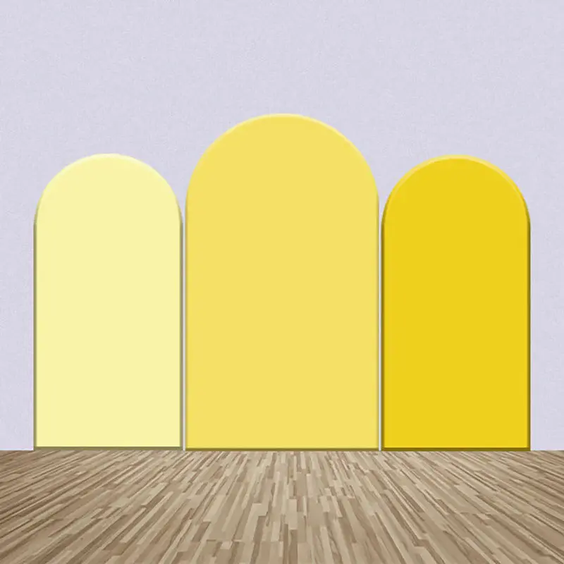 Bridge Yellow Colors One Sided Arch Backdrop Kit - Aperturee