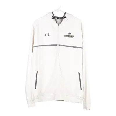 Mount Mercy Mustangs Under Armour Jacket - XL White Polyester