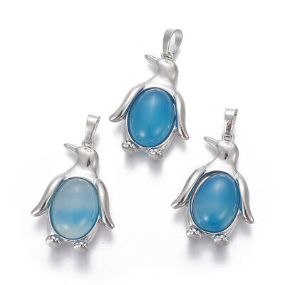 Natural Agate Pendants