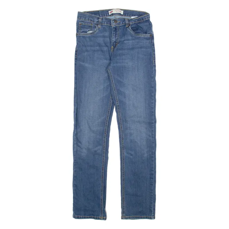 LEVI'S 511 Boys Jeans Blue Slim Skinny Stone Wash W29 L31