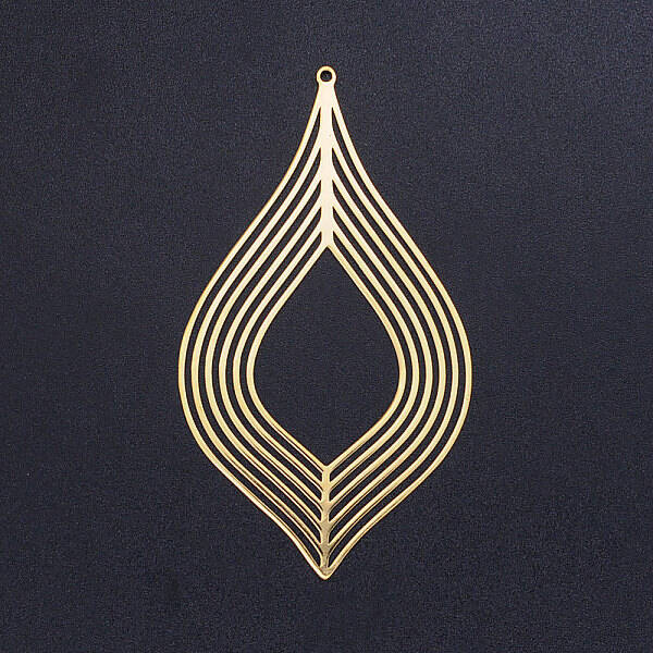 201 Stainless Steel Big Pendants