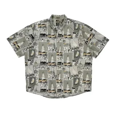 Natural Issue Tall Shirt - XL Multicoloured Cotton
