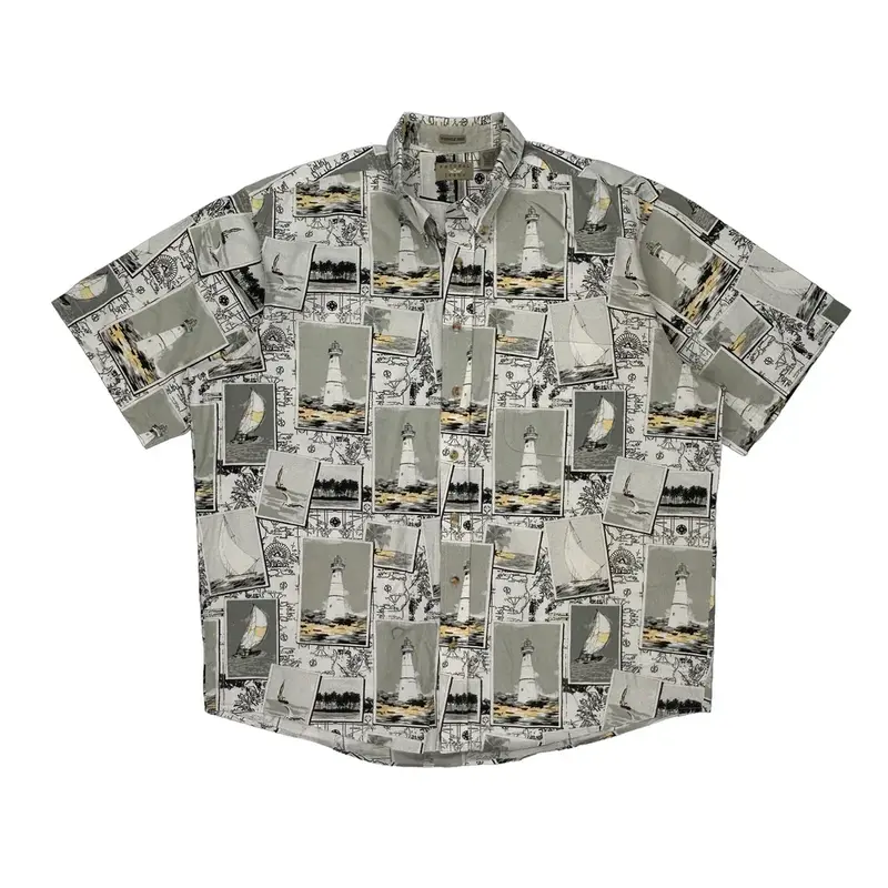 Natural Issue Tall Shirt - XL Multicoloured Cotton