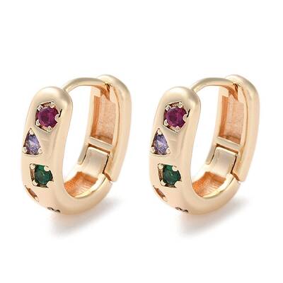 Brass Hoop Earrings