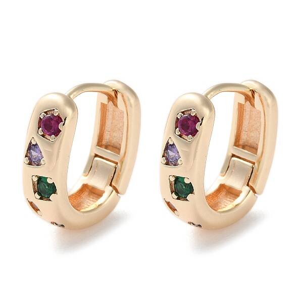 Brass Hoop Earrings