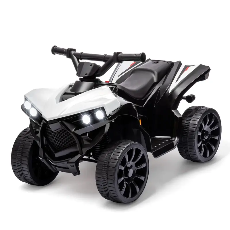 Garvee Ride - P Series: 6V Quad ATV for Kids Toddler 3+ years, Max 55lb Capacity, With LED, Music, Foot Pedal, Wear-Resistant...