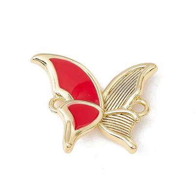 Brass Enamel Connector Charms