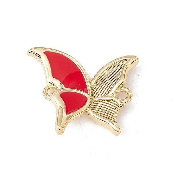 Brass Enamel Connector Charms