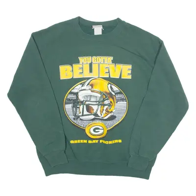 NFL NFL Packers Mens Sweatshirt Green 90s USA M