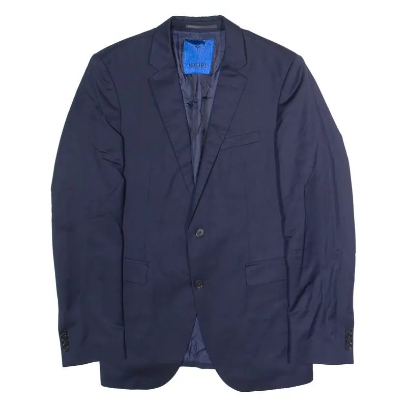 JOOP! Mens Blazer Jacket Blue Wool L