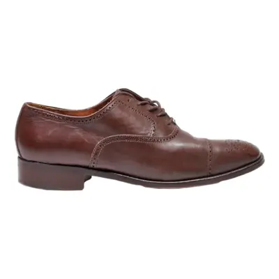 FLAVIO GENTILI Brogue Shoes Brown Leather Mens UK 7.5